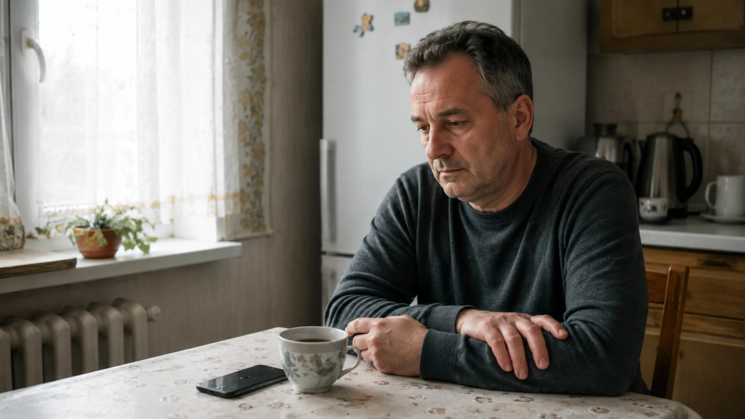 Kresťan ukrýva bolesť a sklamanie, ktoré ho priviedli do depresie