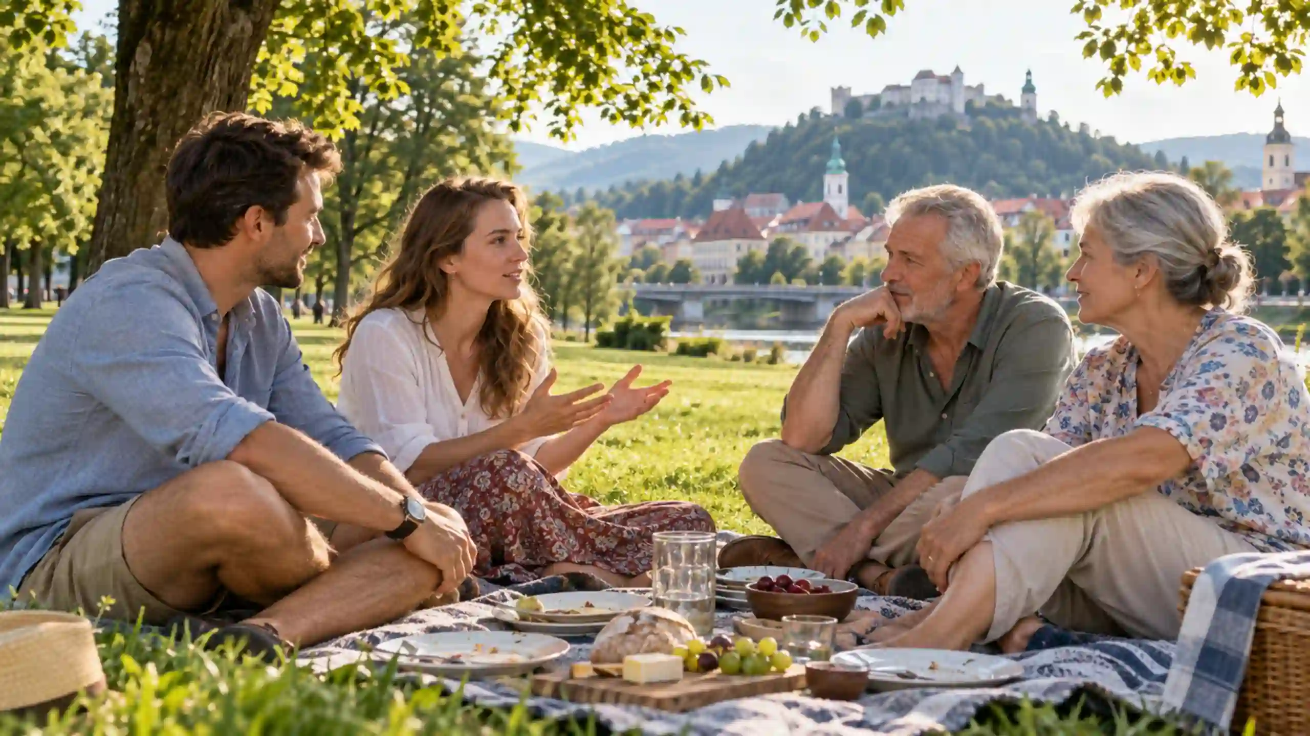 Manželia a starí rodičia sa spolu modlia za partnerov svojich vnúčat